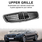 DURAFORCE Fit 2014-2020 Mercedes Benz S-Class W222 S450 Chrome Front Grille MayBach W/ACC