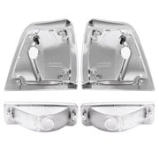 DURAFORCE Clear Corner Lights Bumper Signal Lights for Toyota Pickup 1992-1995 2WD