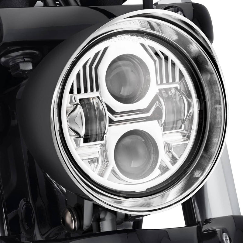 4.5" LED Motorcycle Bullet Vintage Head Lamp for Harley Dyna Softail