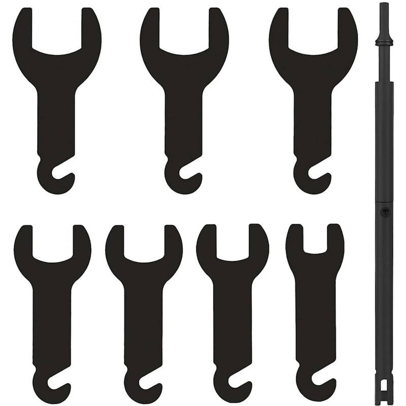 43300 Pneumatic Fan Clutch Wrench Set Removal Tool for Ford GM Chrysler Jeep 8x