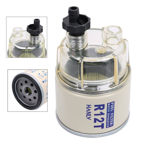 DURAFORCE R12T Fuel Filter Water Separator Spin-on with Bowl for Marine