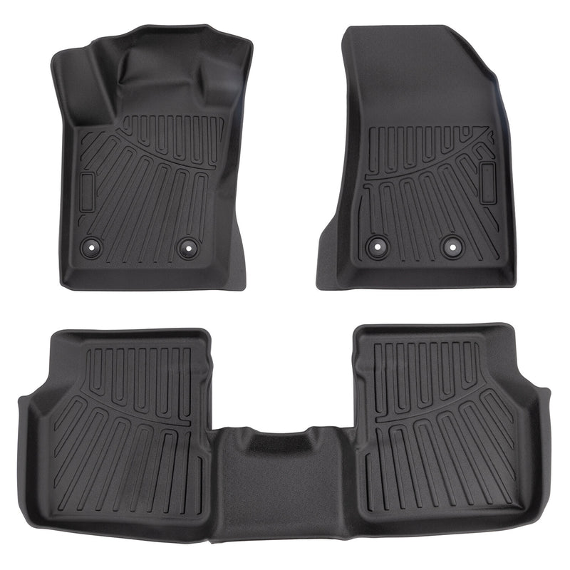 Car Floor Mats for Jeep Compass 2017-2024 2025 TPE Rubber Liners Accessories