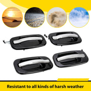 DURAFORCE 4X Outer Door Handles for Chevy Silverado for GMC Sierra for Cadillac 1999-2006