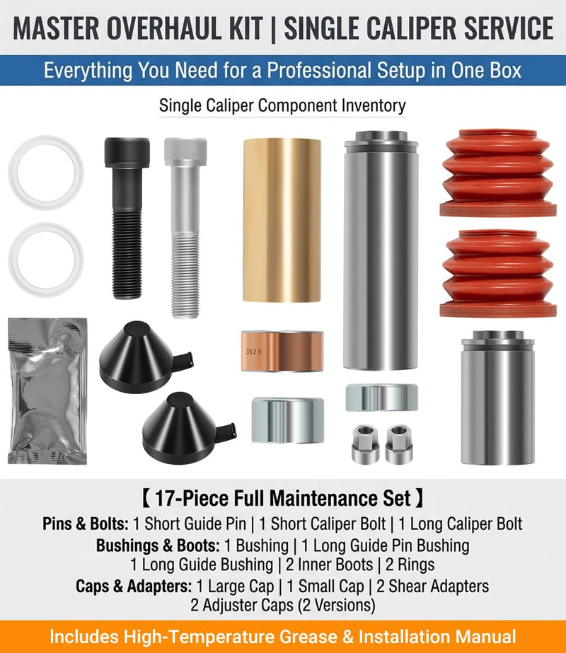 803114 BW803114 Caliper Guide Pin Kit for Bendix ADB22X Disc Brake 091.559