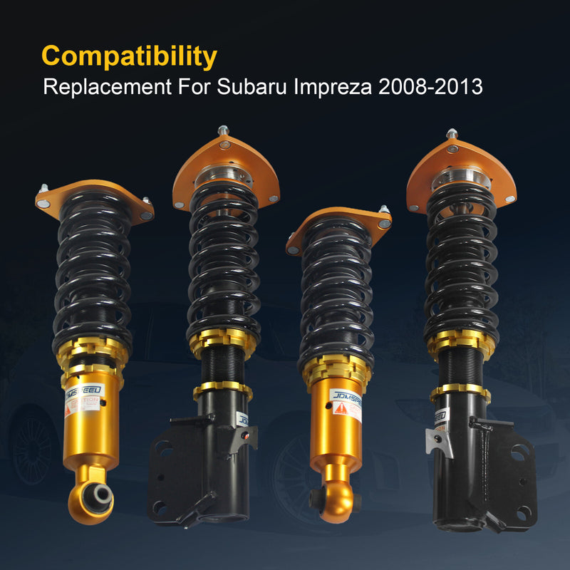 Full Coilover Struts Shock Suspension Kit for 2008-2013 Subaru Impreza 4 Pieces
