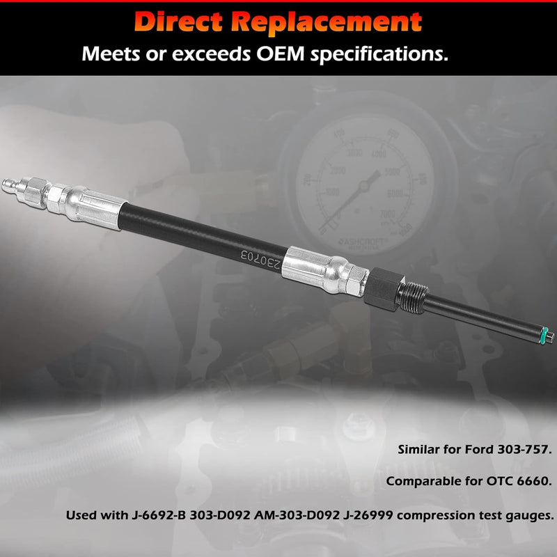 6660 Compression Tester Adapter for Ford Diesel Engines 6.0L 2003-2006