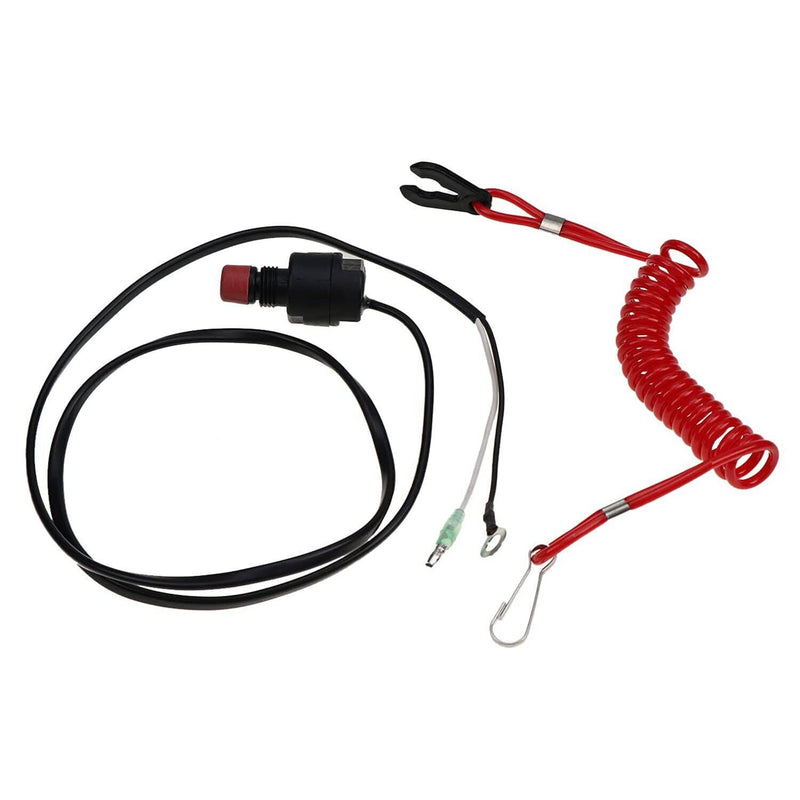 DURAFORCE 63V-82575-00 Kill Stop Switch Safety Lanyard for Yamaha Outboard 6E9-82575-02