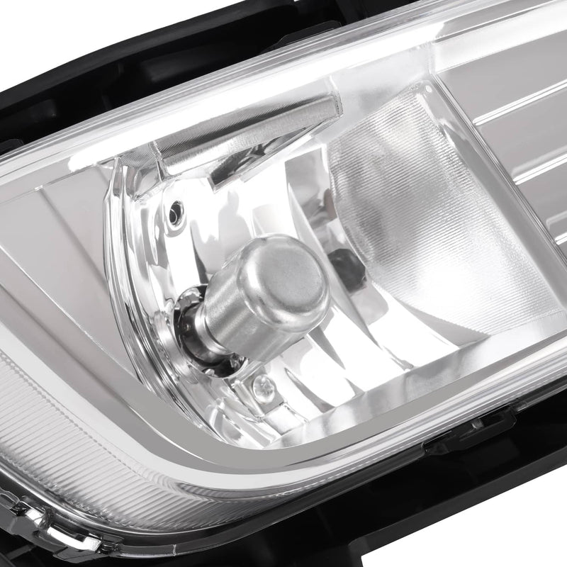 DURAFORCE Front Driving Fog Light Lamp Assembly for Hyundai Santa Fe Sport 2013-2016 Pair