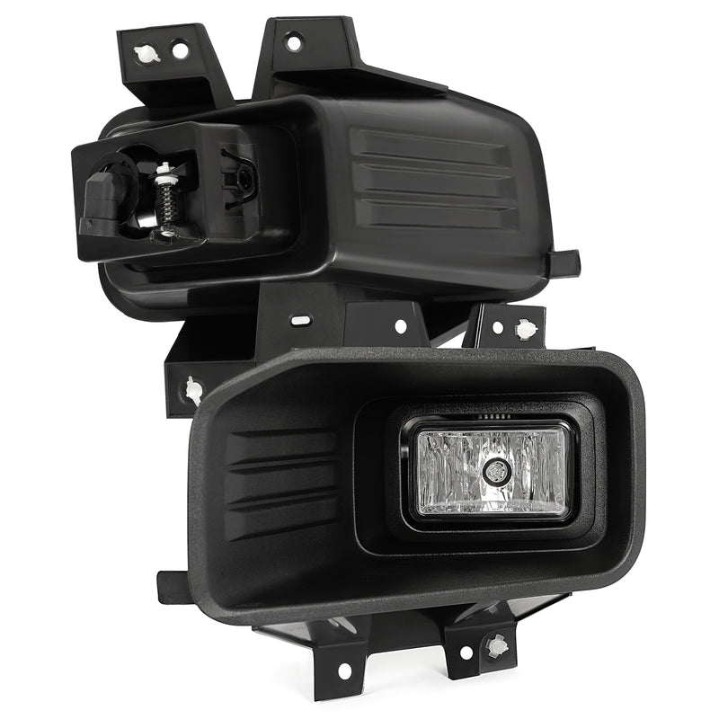 Clear Lens Halogen Fog Lights Lamps for Ford F-150 F150 2018-2020 Set Pair