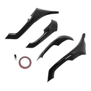 DURAFORCE Interior Door Armrest Cover Trim for Acura TSX 2009-2014 Gloss Black 4Pcs
