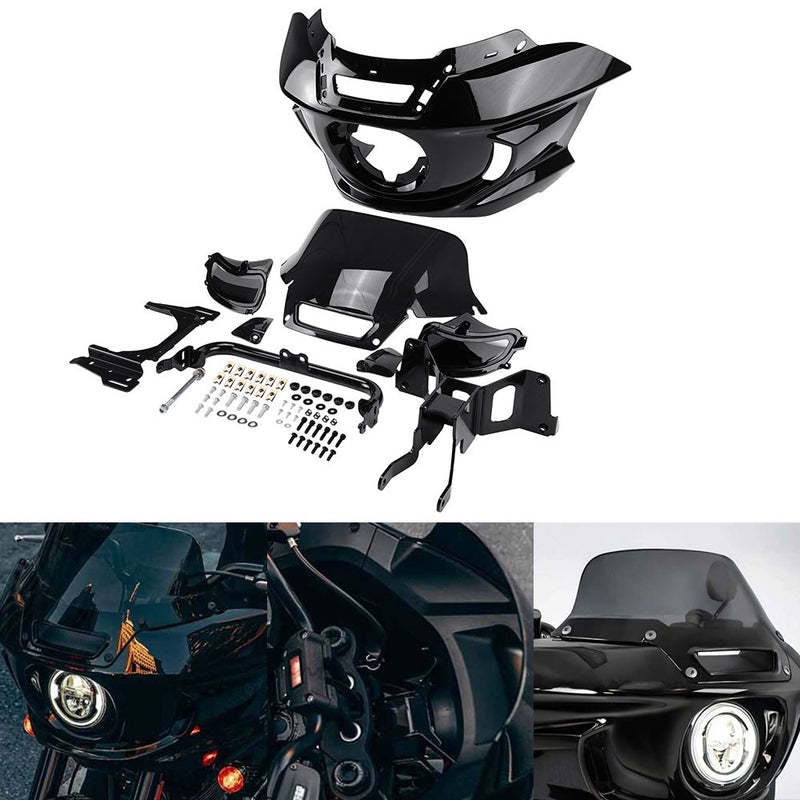 Headlight Fairing Windshield Bracket for Harley Softail Street-Bob FXBB 2018+