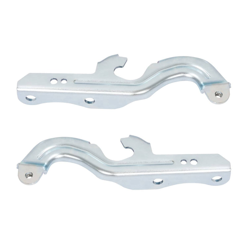 DURAFORCE Hood Hinges Set for Dodge Durango 2011-2024 Silvery Driver Passenger Side