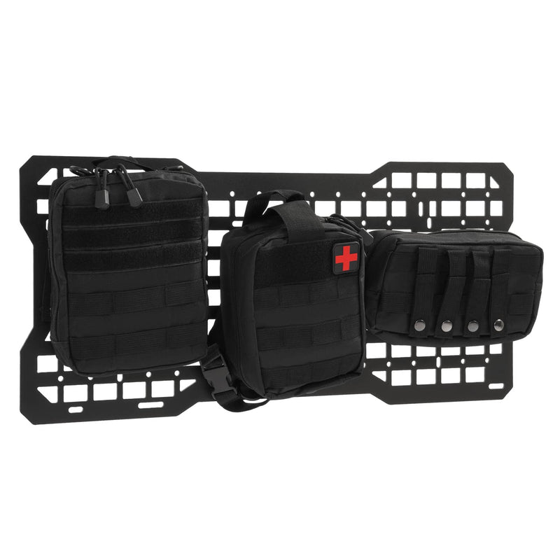 DURAFORCE Aluminium Tailgate Tactical Molle Panel Storage Bag for Jeep Wrangler JK 07-22