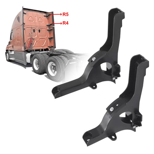 DURAFORCE Black Upper Top Fairing Hinge Bracket for Freightliner Cascadia 2008-2017 R4+R5