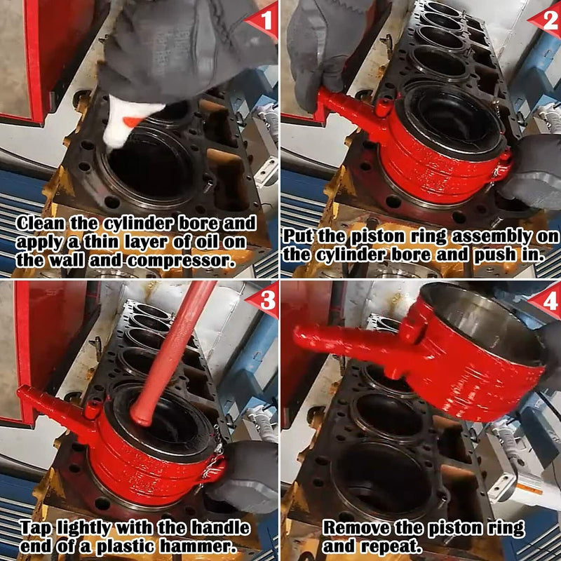 7040 Piston Ring Compressor Tool for CAT Cummins ISX 3400 C-15 5.40 Bore