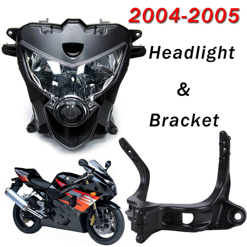 Headlight + Upper Stay Fairing Bracket for Suzuki GSXR600 GSXR750 04-05