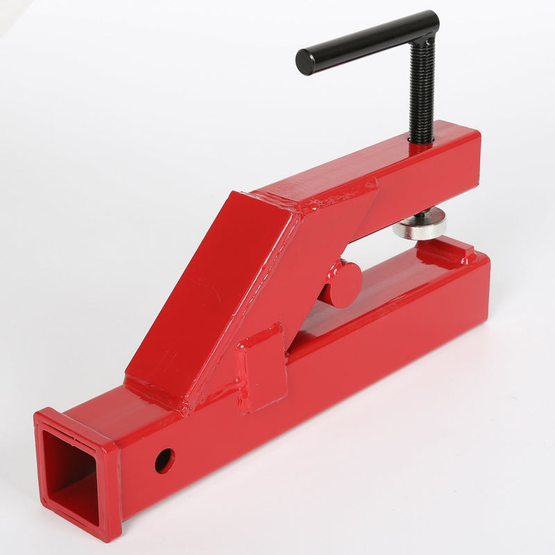 Red Trailer Hitch 2" Ball Mount Receiver Clamp for Deere Bobcat Tractor