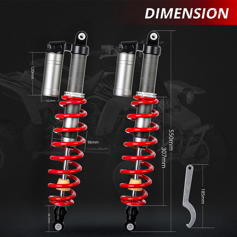 RZR S 800 Stage 5 Front Rear Shocks Absorbers for Polaris RZR 800 S 2009-2014