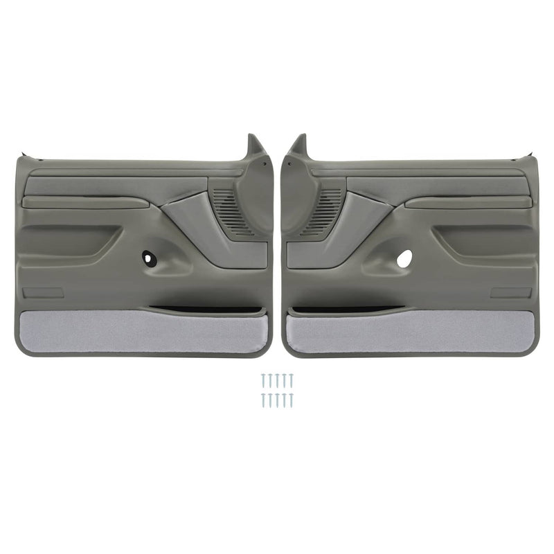 DURAFORCE Inner Door Panels for Ford Bronco 92-96 F-150 F-250 F-350 92-97 Gray LH RH