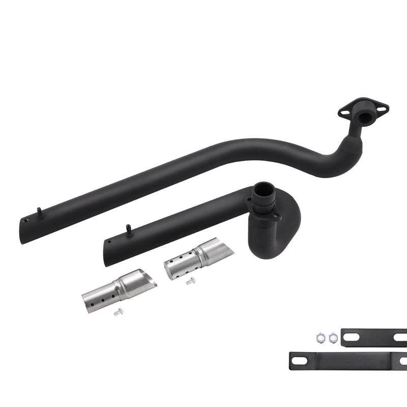 Shortshots Staggered Exhaust Pipes for Yamaha V Star 650 XVS650 Dragstar
