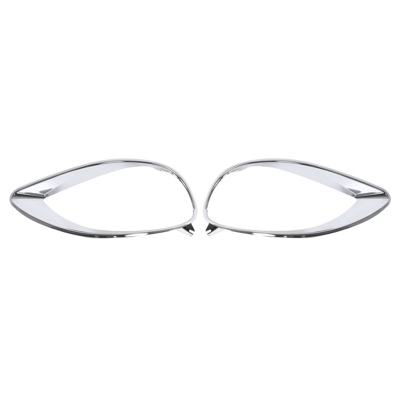 DURAFORCE Chrome Headlight Bezel Trim Left & Right for Freightliner Columbia 2001-2017