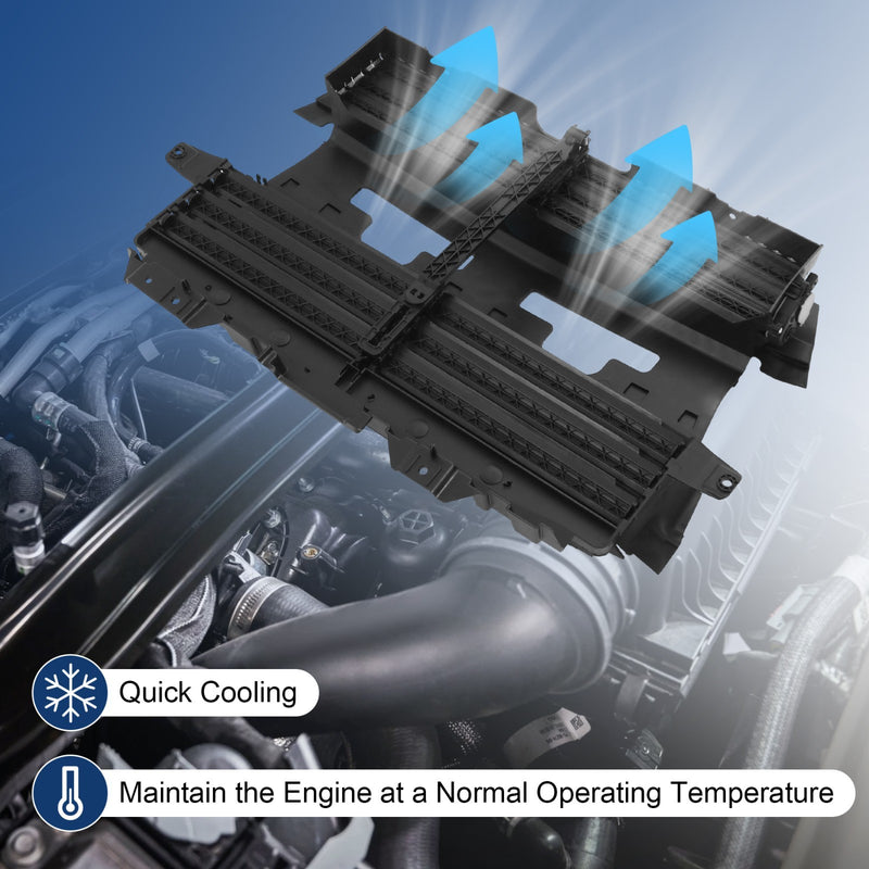 JB5Z8475A Radiator Shutter with Motor Assembly for Ford Explorer 2013-2019