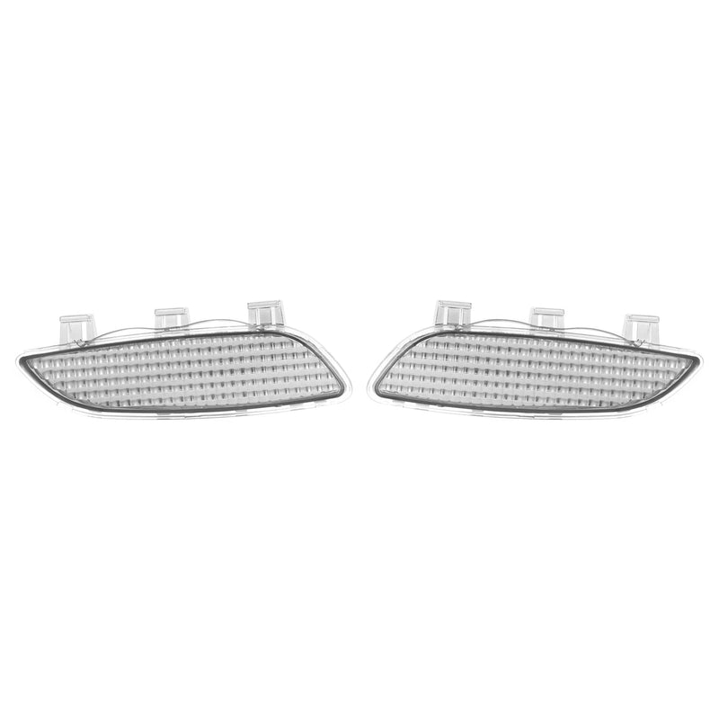 DURAFORCE Bumper Side Marker Lights Reflector for BMW M3 E90 E92 E93 2008-2013 2Pcs