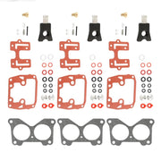 DURAFORCE 439076 398526 Carburetor Repair Kit Assembly for OMC BRP Johnson Evinrude 3 Pcs