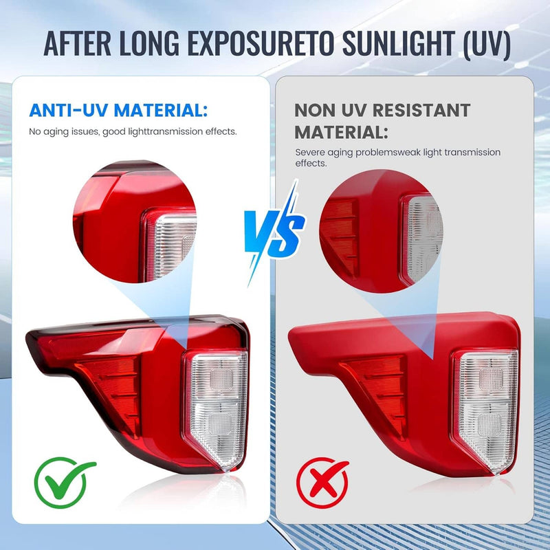 LB5Z13404F Left Side LED Tail Light Rear Lamp for Ford Explorer 2020-2022