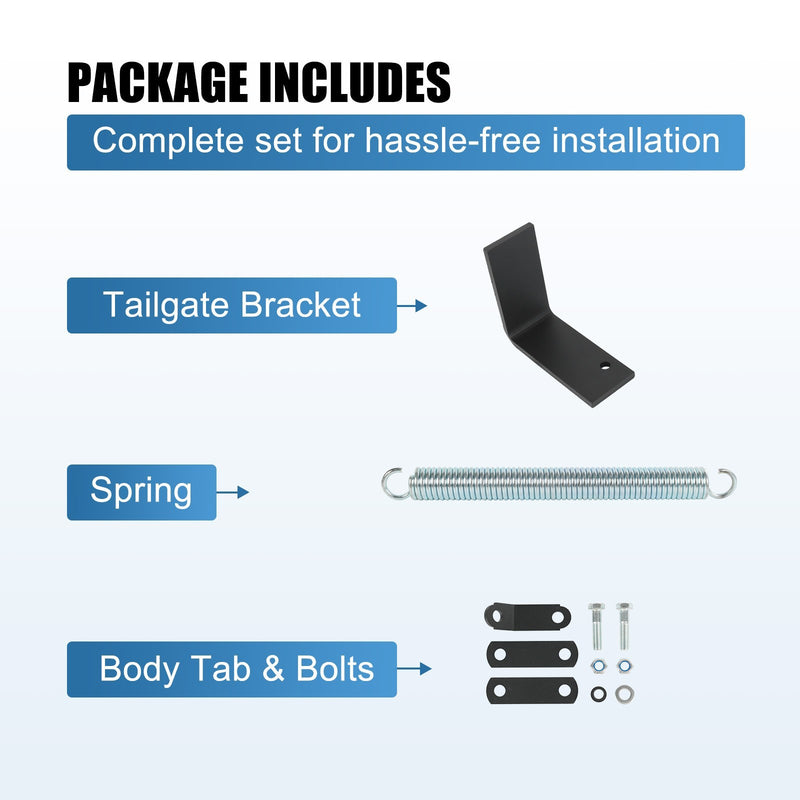 Left Trailer Tail Gate Spring Lift Assist Kit for Utility Trailers Lift Support