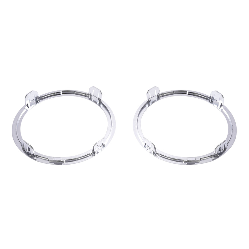 Left Right Fog Light Cover Bezel With Chrome Ring Trim for Honda Pilot 2012-2015