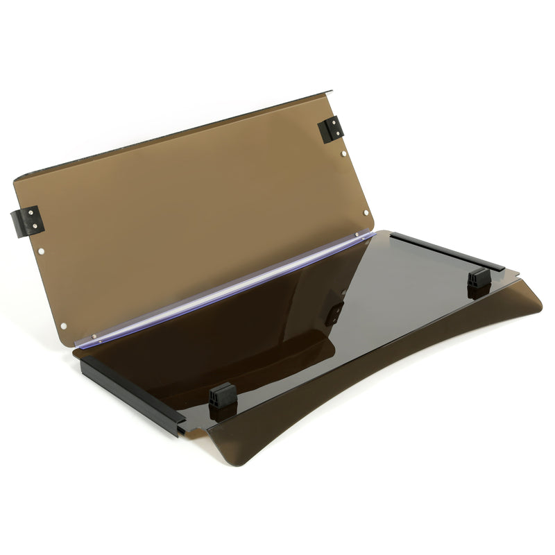 Folding Tinted Windshield Windscreen for EZGO Express S4 L4 Golf Cart