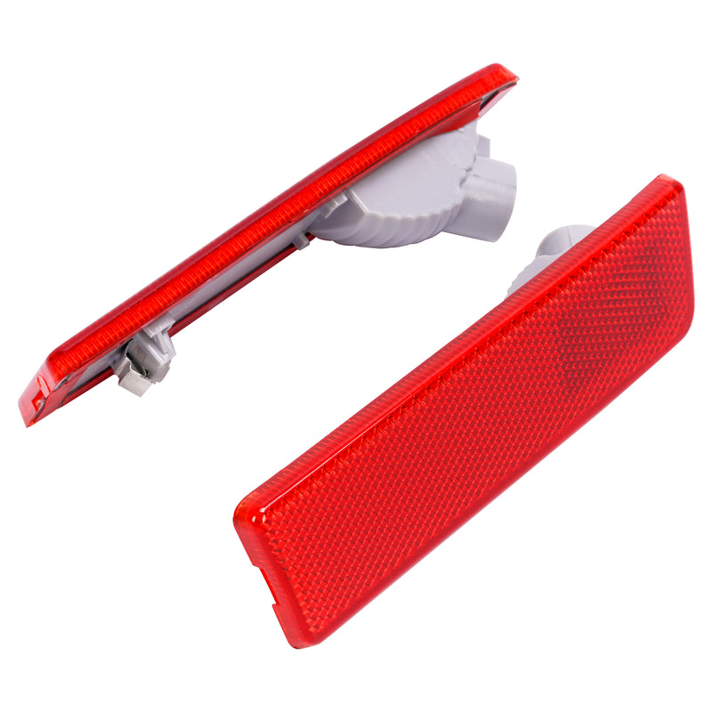 Rear Red Bumper Side Marker Lights Lamp Reflector for Ford Transit Connect 10-13