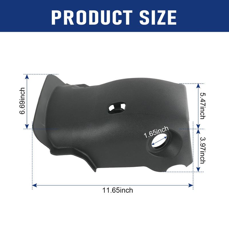 Lower Steering Column Cover for Kia Optima 2016-2020 Key Start Black