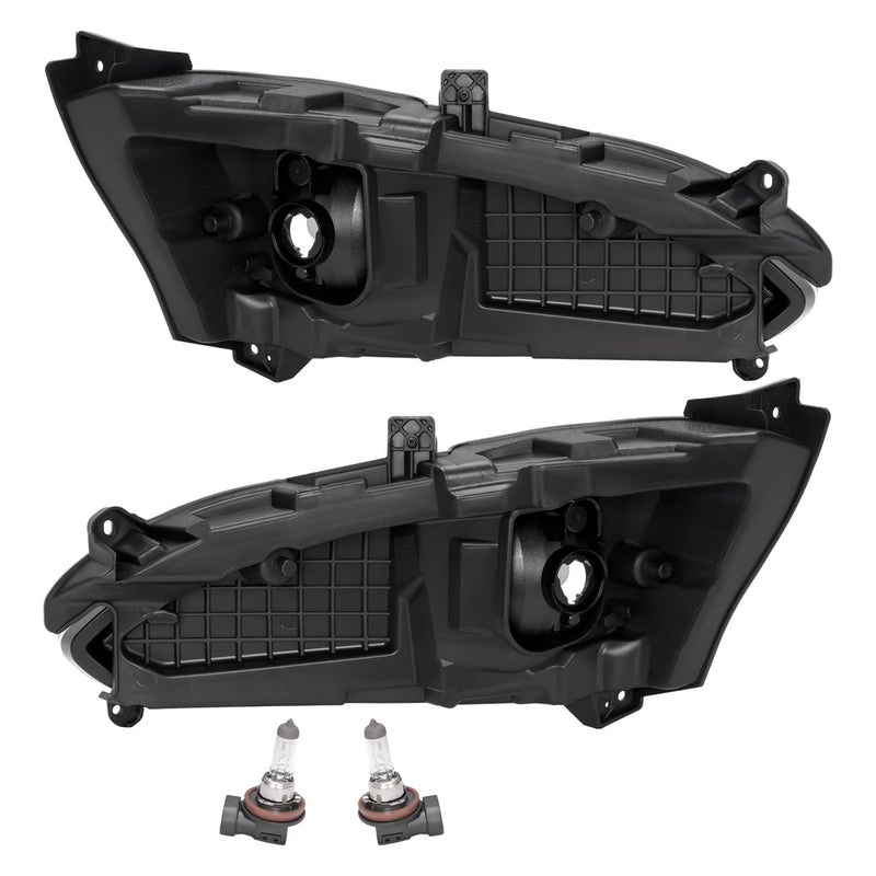DURAFORCE Front Driving Fog Light Lamp Assembly for Hyundai Santa Fe Sport 2013-2016 Pair