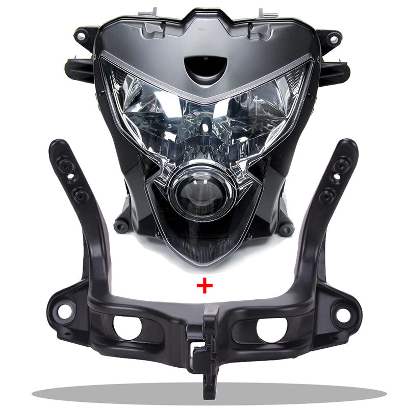 Headlight Assembly w/ Fairing Stay Bracket for Suzuki GSXR600 GSXR750