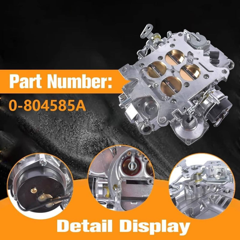 0-80458SA Carburetor for Holley 4-Barrel Square Bore 600 CFM Electric Choke 4160