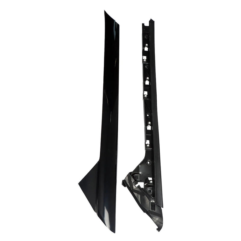 DURAFORCE Right Side Windshield A-Pillar Molding INNER OUTER Trim For 11-19 Ford Explorer