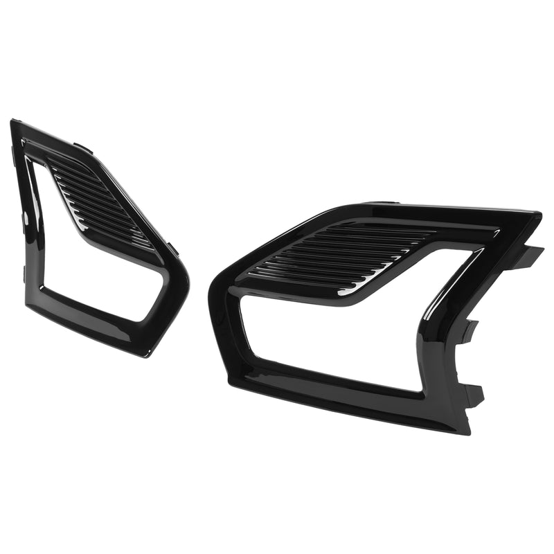 Front Bumper Fog Light Lamp Grille Covers Bezel Trim for Ford Fusion 2019-2020