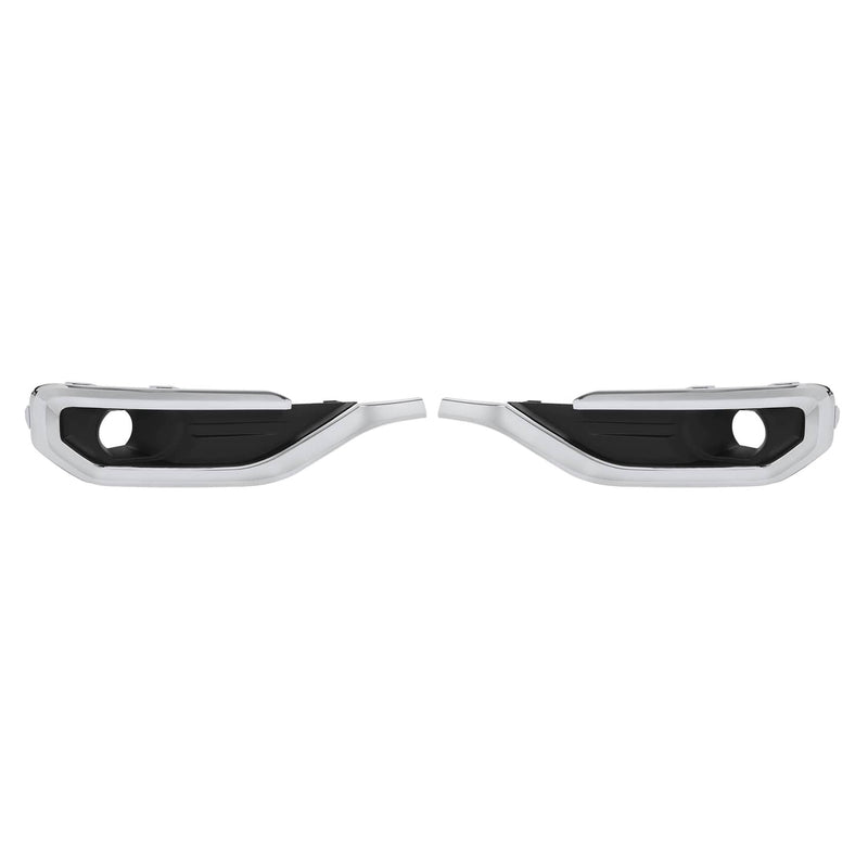 DURAFORCE Fog Light Trim Bezel Chrome for GMC Acadia 2017-2019 Passenger Driver Side