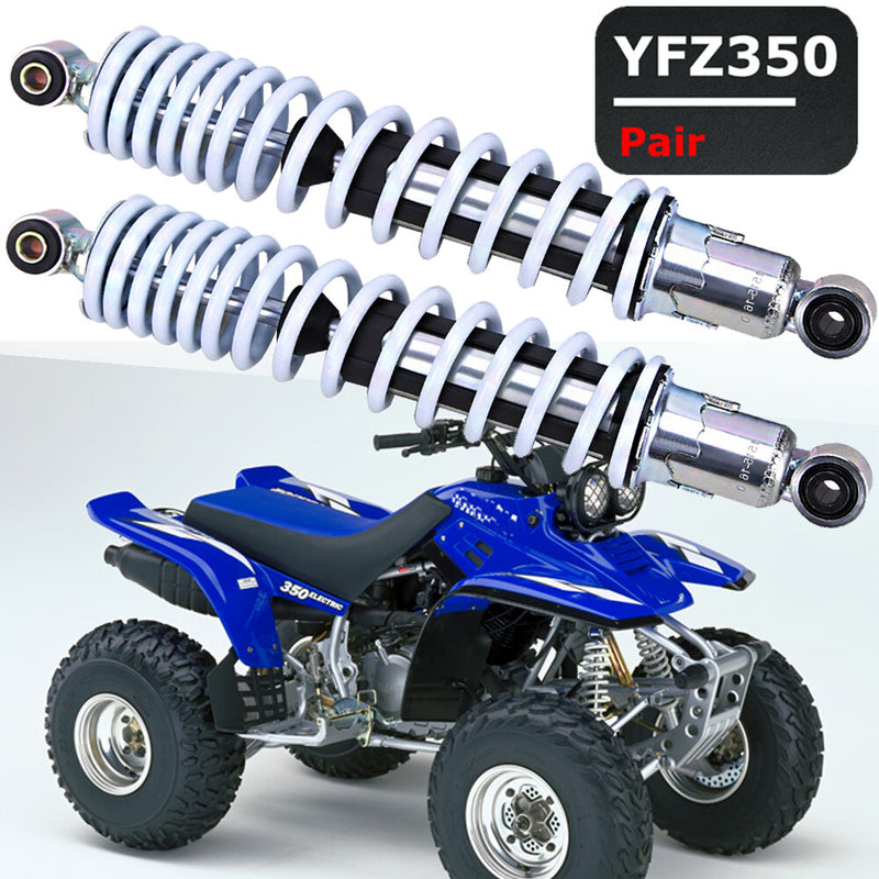 Front Shocks Absorber 1987-2006 for Yamaha Banshee YFZ350 Springs White 2x