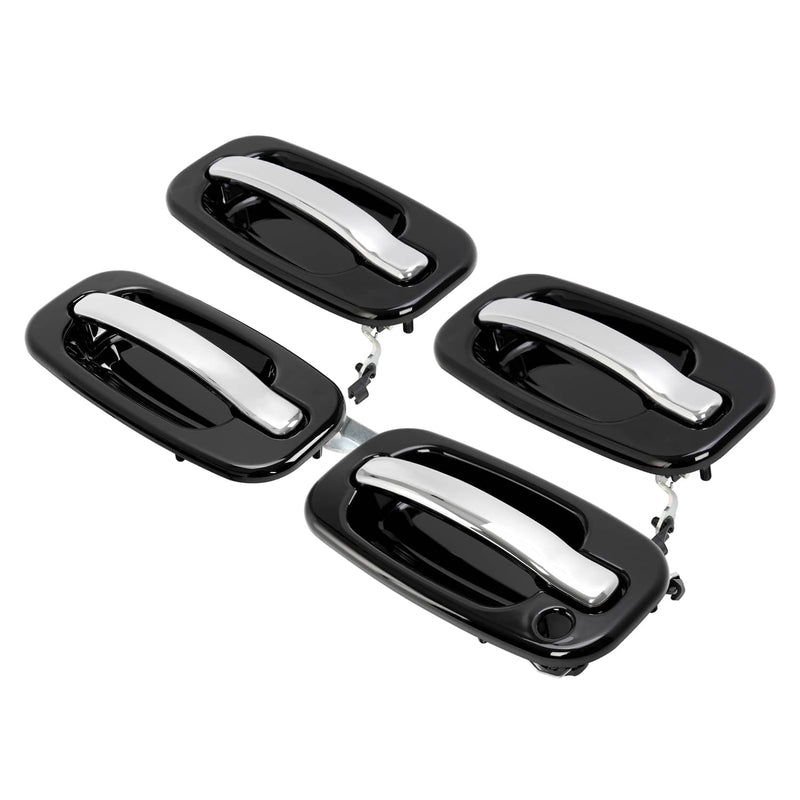 DURAFORCE 4X Outer Door Handles for Chevy Silverado for GMC Sierra for Cadillac 1999-2006