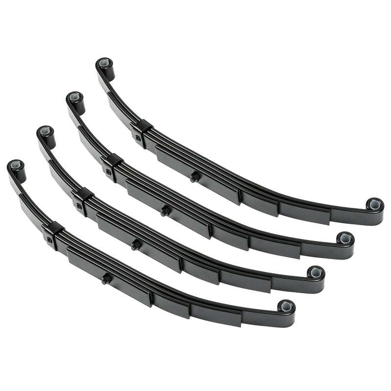 Tandem Trailer Axle Suspension Kit U-bolt Hanger 4 Leaf Springs Equalizer