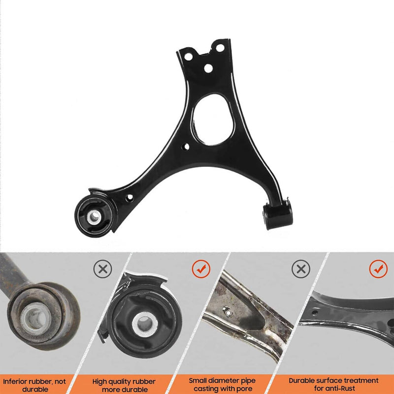 K620383 Suspension Kit Front Lower Control Arms for 2006-2011 Honda Civic 14pcs