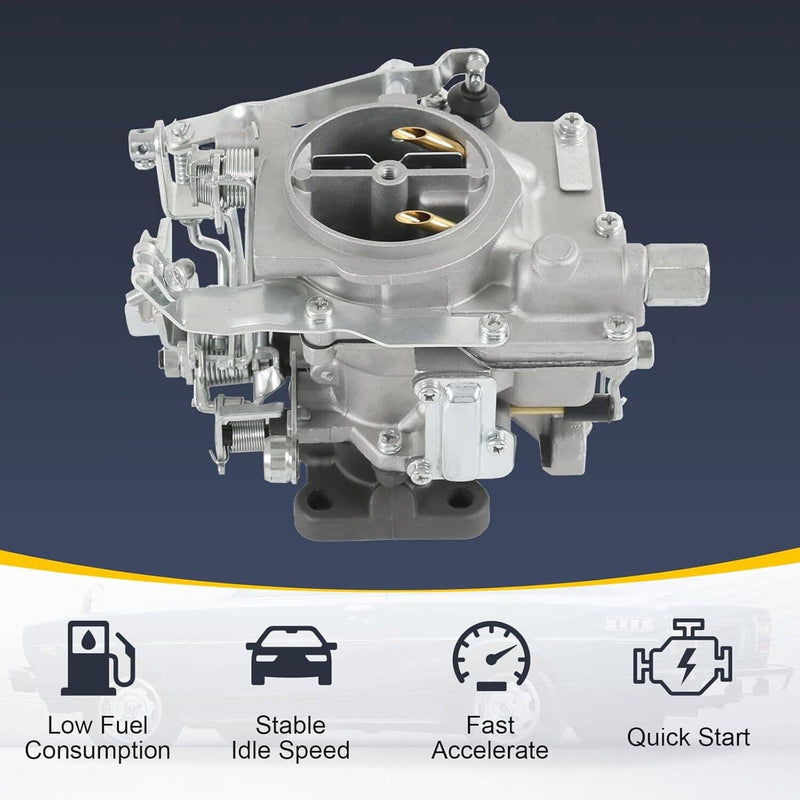 Silver Carburetor Carb for 1986-1988 Suzuki Samurai 1.3L Engine US Model Toy-250