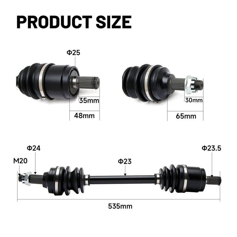 Rear CV Axle Drive Shaft for Honda Rancher 420 TRX420FA IRS 2020-2024