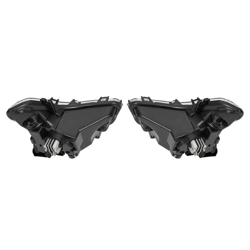 DURAFORCE #KS7Z15200B LED Fog Lights Clear Driver Passenger Side for Ford Fusion 2019-2020