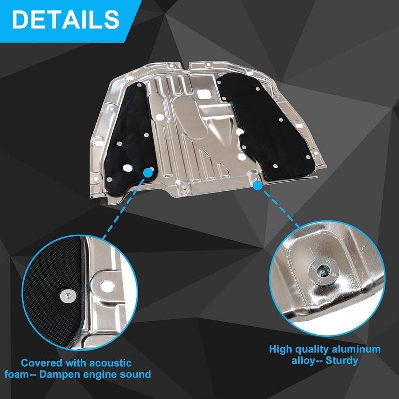 Front Engine Splash Guard Under Car Shield Cover for Honda Civic 2016-2021