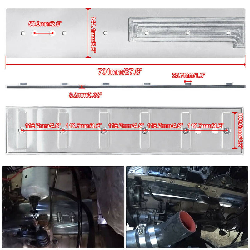 Aluminum Billet Tappet Cover Kit for Cummins Dodge Ram 5.9L 12/24v 89-02