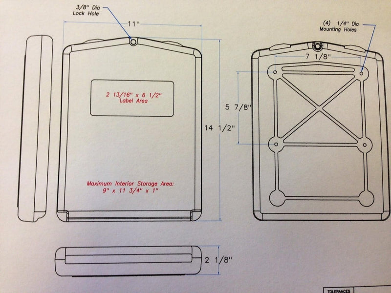 DURAFORCE Industrial Document Case for CDL Semi Truck Mini Bus Tanker Tractor Trailer (4)